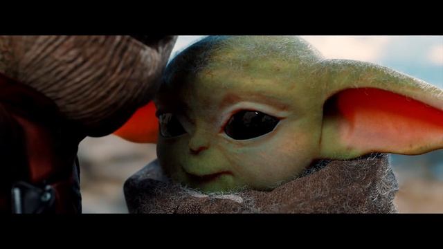 Baby Yoda Meets Baby Groot