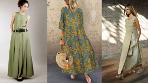 ?ЛЬНЯНОЕ ПЛАТЬЕ-MUST HAVE ЛЕТА? МОДНЫЕ ФАСОНЫ ПЛАТЬЕВ ИЗ ЛЬНА ДЛЯ ЖЕНЩИН ВСЕХ ВОЗРАСТОВ