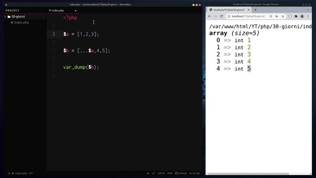 30 giorni di PHP e Laravel | Array unpacking | Giorno 10/30 смотреть онлайн