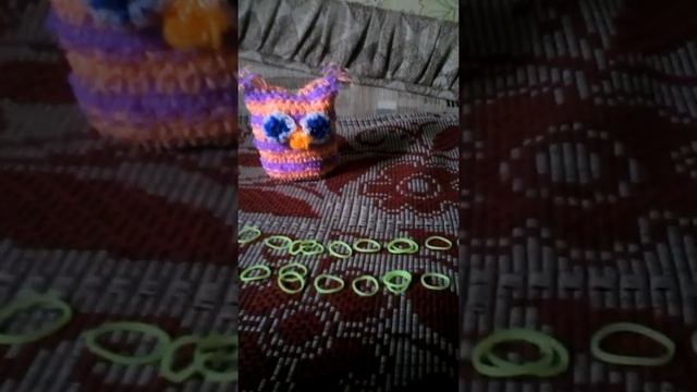 Сова из резинок.крючком.фигурка лумигуруми.часть2 смотреть онлайн