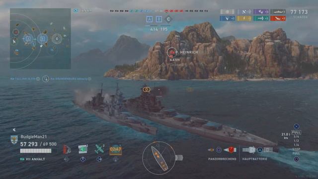 Präzisionsbeast ANHALT!!! 150K Damage mit Tier 7 Premiumschlachtschiff смотреть онлайн