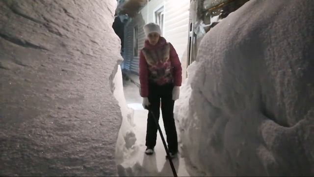 Опять чистим снег. Метель. Алтайский Край 20.02.2020г. смотреть онлайн