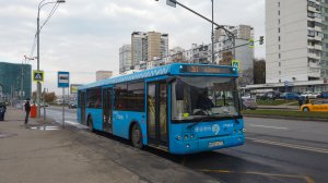 361 маршрут автобуса. 10.11.2022 год. Москва.