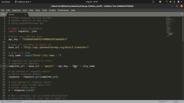 Weather_API Python (Part 1) смотреть онлайн