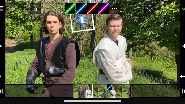 Как Сделать Эффект Включения Светового Меча на Телефоне? (SaberMovieFX IOS Tutorial) смотреть онлайн