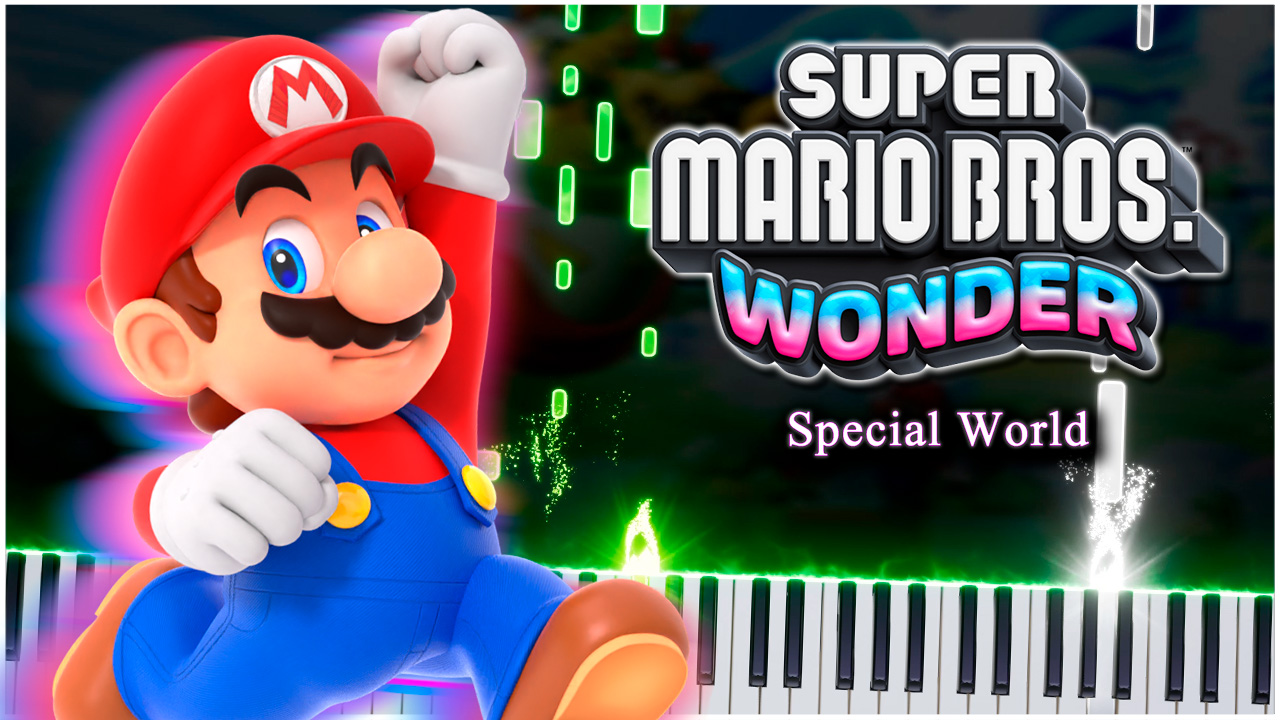 Special World (Super Mario Bros. Wonder) 【 КАВЕР НА ПИАНИНО 】 смотреть онлайн