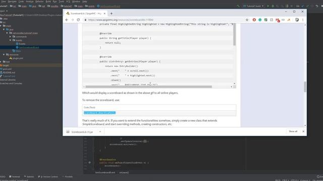 Spigot Coding Tutorial Ep#5 - Scoreboard Lib смотреть онлайн