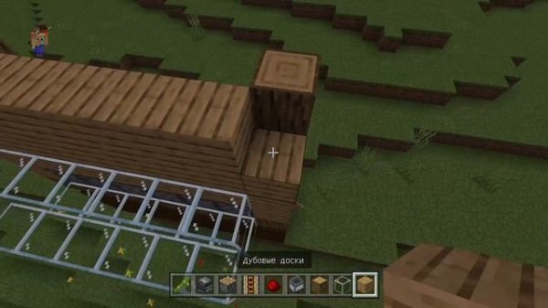 Как сделать автоматическую ферму бамбука в Minecraft?