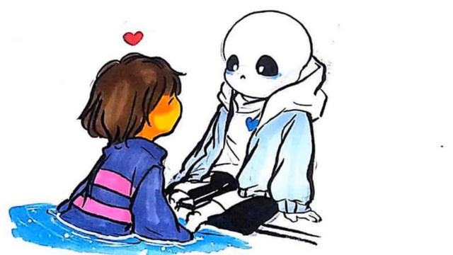 Undertale comic = Sans x Frisk смотреть онлайн