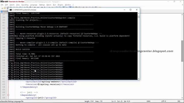 Maven Tutorials for Beginners | DevOps Apache Maven Central Repository | Commands & Install - 2 смотреть онлайн