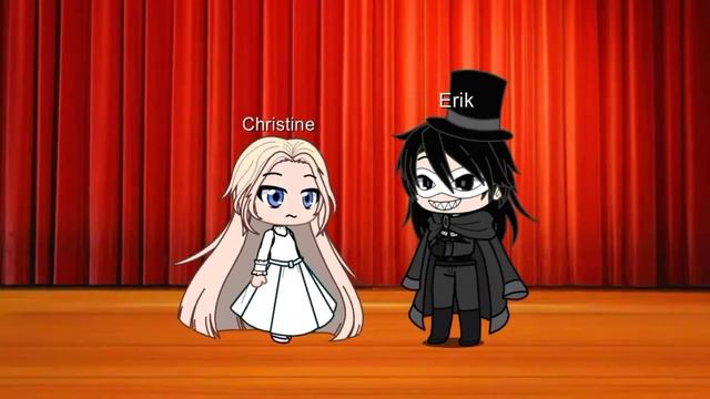 The Phantom Of the Opera(Gacha Club) Christine and Erik смотреть онлайн
