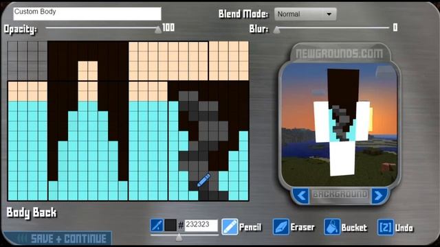 Рисуем скин для minecraft. Как нарисовать женский скин [Darty] смотреть онлайн