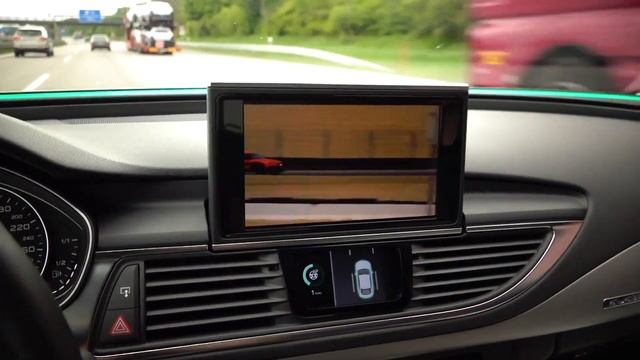 Journalists are testing the Audi A7 on the motorway A9 in Germany | AutoMotoTV смотреть онлайн