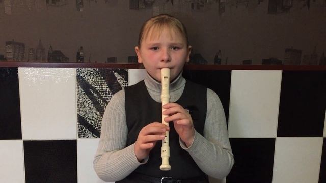 Тараненко Олеся 9 лет исполняет на блок-флейте «Эдельвейс» Ричард Роджерс смотреть онлайн