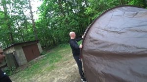 Палатка OUTVENTURE Trenton 4 стол и стулья Обзор