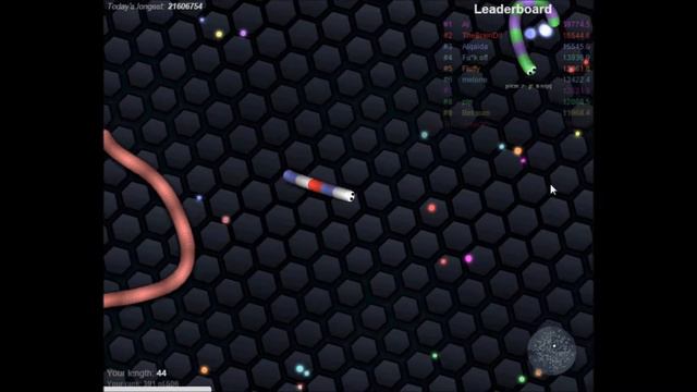 Игра про червяков ( Slither.io ) смотреть онлайн