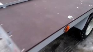 Прицеп-площадка для перевозки гусеничного снегоболотохода МЕДВЕДЬ