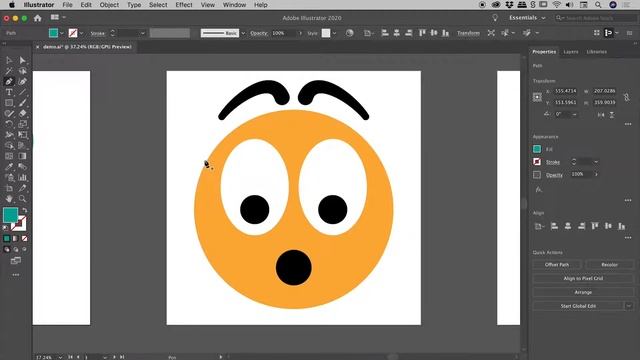 How to Cut a Shape in Illustrator смотреть онлайн