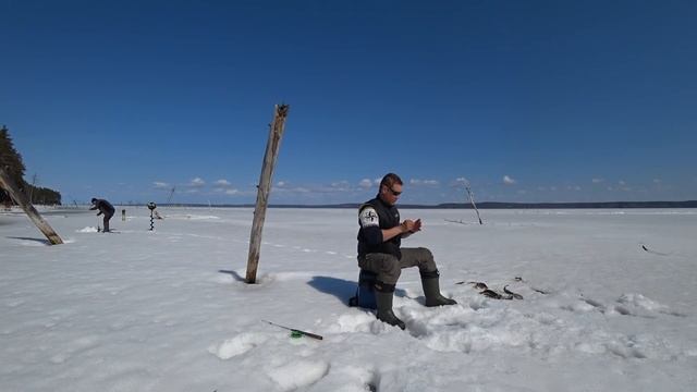 #2 Неудержимые рыбаки на Богучанском водохранилище. Суперский клев. День второй результативный. смотреть онлайн