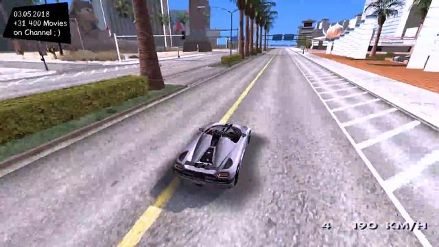 Koenigsegg Agera Grand Theft Auto San Andreas GtaInside _REVIEW смотреть онлайн