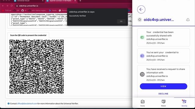 Issue and Verify Verifiable Credentials with Universal Issuer and Universal Verifier via OIDC4VC/VP смотреть онлайн