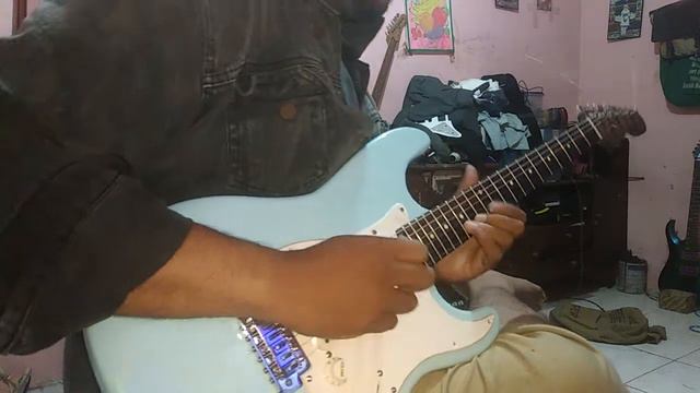 Eric Johnson-SRV guitar cover with Kins pickup based on fender Eric Johnson strat set смотреть онлайн