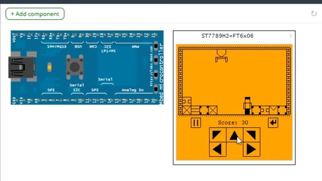 Stack Attack | ARM Mbed OS simulator смотреть онлайн