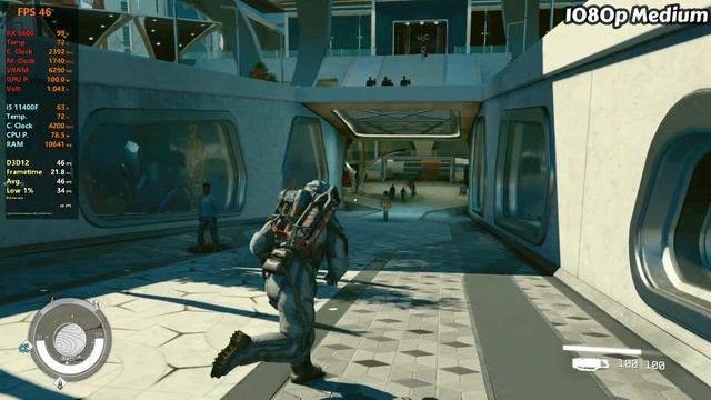 Starfield - 1080p All Settings Tested - RX 6600 + i5 11400F смотреть онлайн