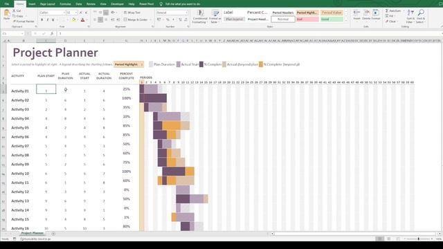 Excel - Menggunakan Template Gant Chart di Microsoft Excel смотреть онлайн