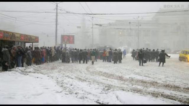 Снег в Одессе 16.12.2009 смотреть онлайн
