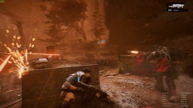 GEARS OF WAR 4 Буря (ноутбук MSI GS73vr 6rf) смотреть онлайн