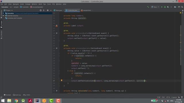 JavaFx UI: IOS 11 Calculator part 2 смотреть онлайн