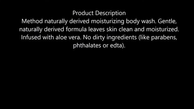 Method Pure Naked Moisturizing Body Wash, Magnolia смотреть онлайн