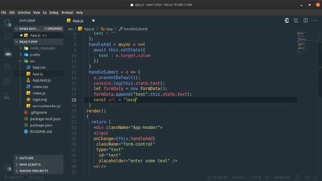 How to use PHP with React | How to use React with PHP | React and PHP | React on apache2 server смотреть онлайн