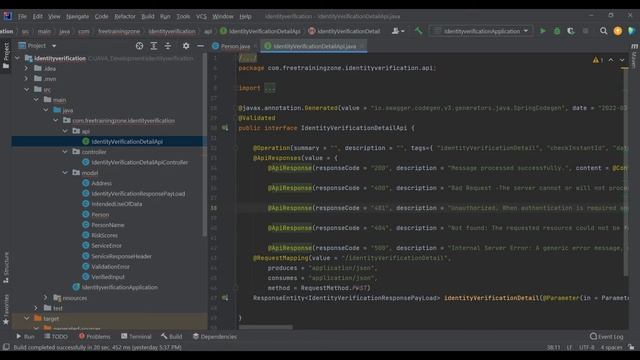 Convert API Design document to SPRING BOOT REST API code using Swagger CodeGen Maven Plugin. смотреть онлайн