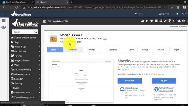 Cara Instal LMS Moodle di Webhosting смотреть онлайн