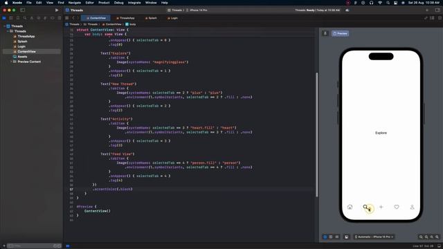 Let's Build Threads with SwiftUI | @Firebase | iOS 17 | Part 1 смотреть онлайн