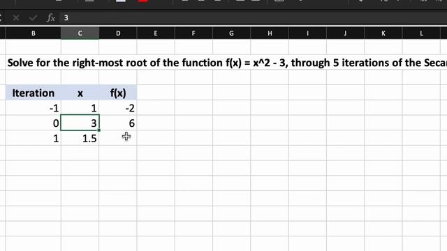 Secant Method In Excel | Numerical Methods смотреть онлайн