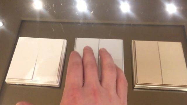 Серия беспроводных выключателей GRITT Elegance смотреть онлайн