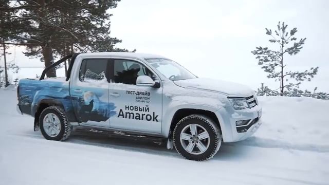 Тест драйв Новый Амарок в зимних условиях смотреть онлайн