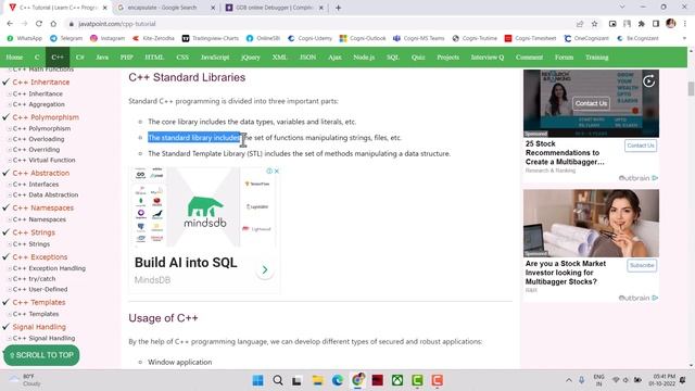 2 C++ Course Tutorial (www javatpoint com) смотреть онлайн