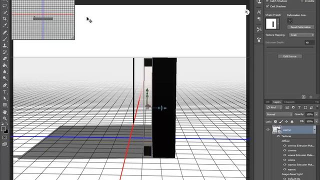 3d в фотошопе - сцена из нескольких объектов смотреть онлайн