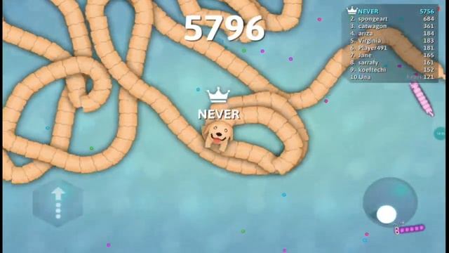 I Feed Cute Bot In Snake.Io Gameplay смотреть онлайн