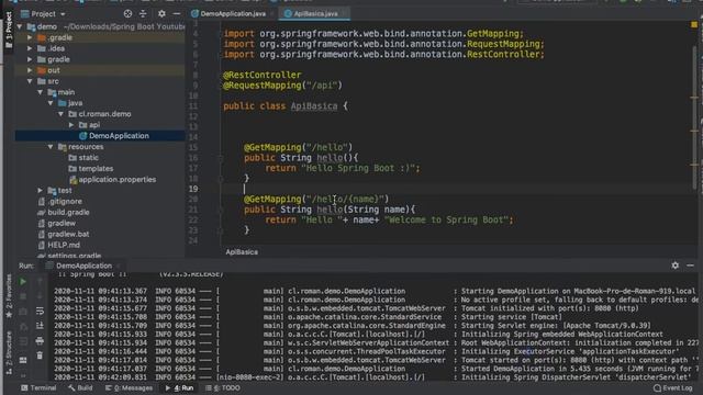 2 SPRING BOOT PARÁMETROS POR GETMAPPING смотреть онлайн