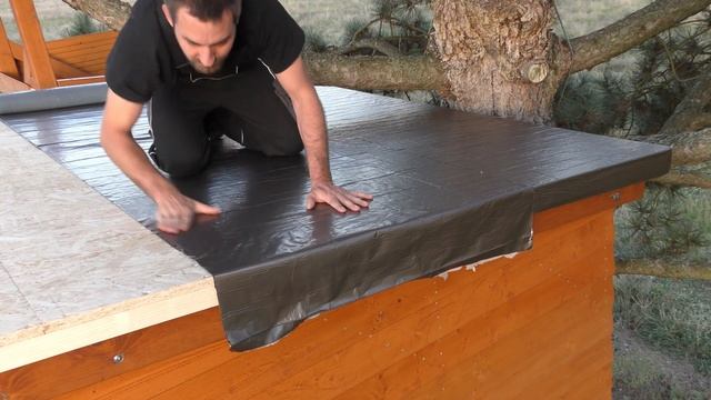 Flachdach abdichten | Kaltklebende Aluminium-Dachbahn | #4.Teil смотреть онлайн