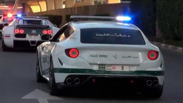 Полиция Дубая! Самые шикарные и дорогие авто  Dubai Police