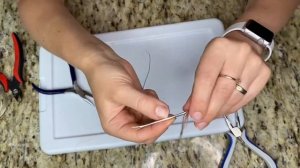 Подвеска из проволоки и натурального  камня. Видео для начинающих.