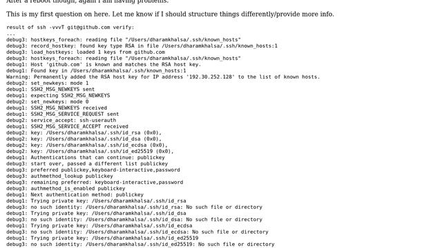 multiple ssh keys created, then deleted. now ssh-agent not working. (osx terminal) смотреть онлайн
