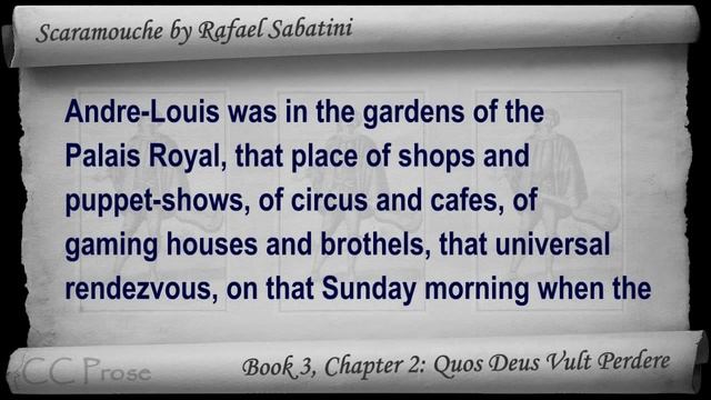 Book 3 - Chapter 02 - Scaramouche by Rafael Sabatini - Quos Deus Vult Perdere смотреть онлайн