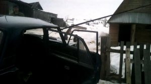 Вытяжка машины подручными средствами чость1